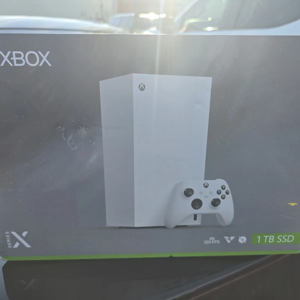 Microsoft Console Box - Black with Green Highlights